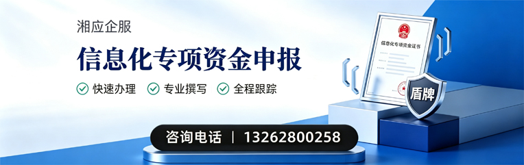 驻马店信息化专项资金申报服务
