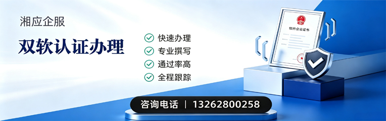 驻马店双软认证申报服务